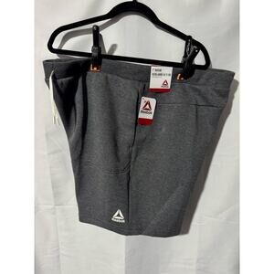 New Reebok Mens Stretch Woven 7" Inseam Active Short- Gray Size 2XL NWT